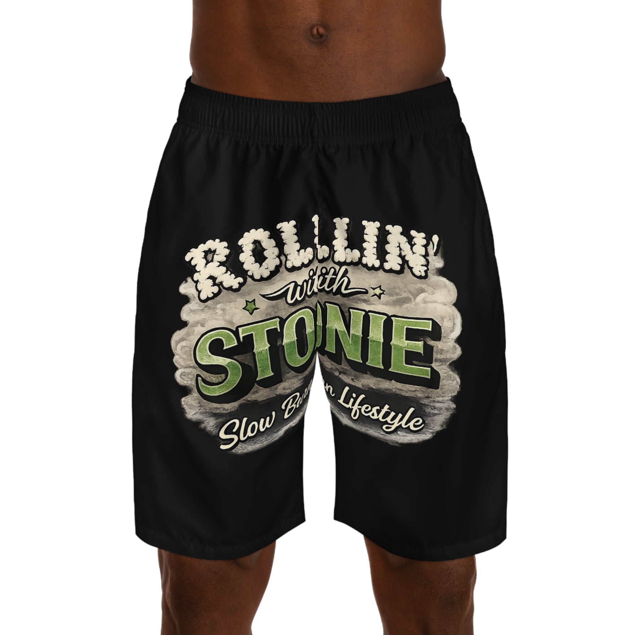 RWS | Slow Burn Collection [Black]Jogger Shorts