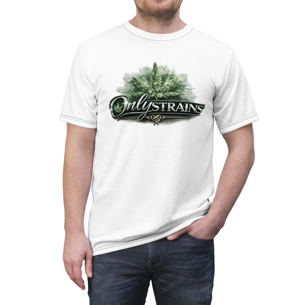 OnlyStrains | Original [White] Logo Tee