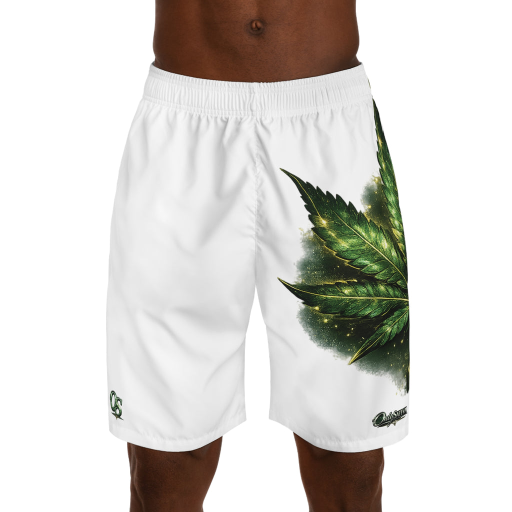 OnlyStrains | OnlySativa [White] Jogger Shorts