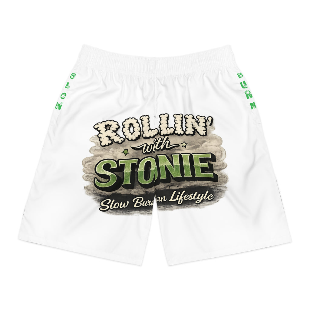RWS | Slow Burn Collection [White] Jogger Shorts