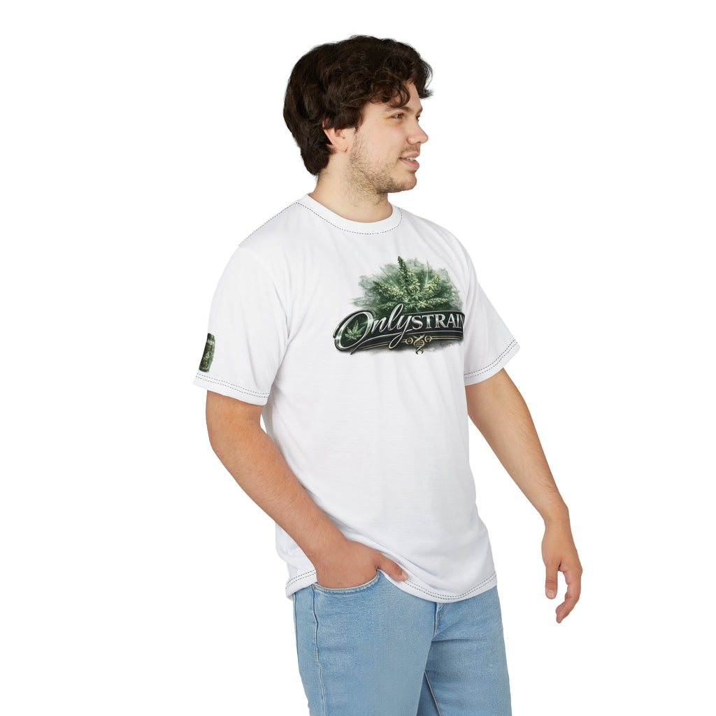 OnlyStrains | Original [White] Logo Tee