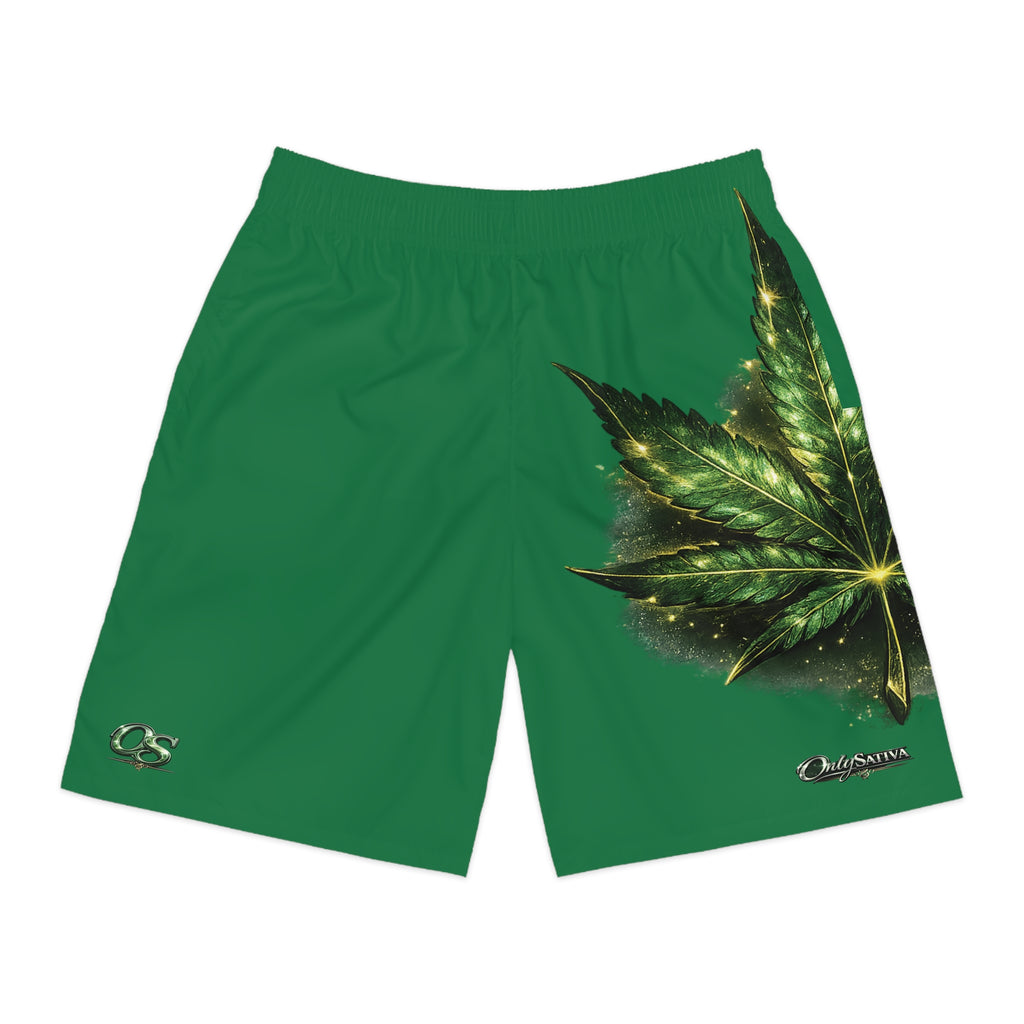 OnlyStrains | OnlySativa [Green Ganja] Jogger Shorts