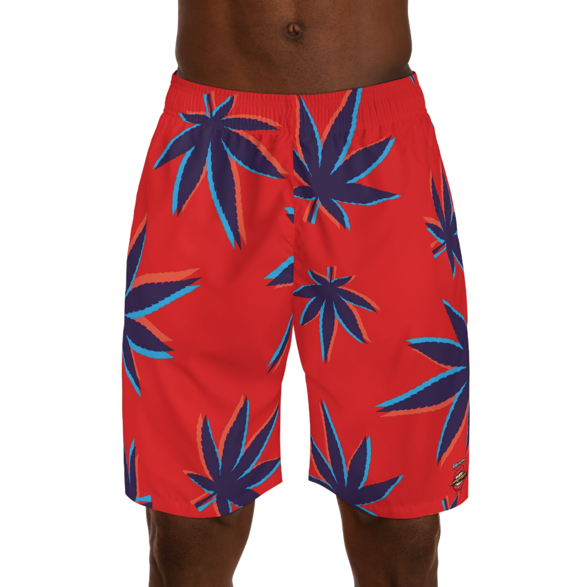 RWS | WxxdLeaf [Red] Jogger Shorts