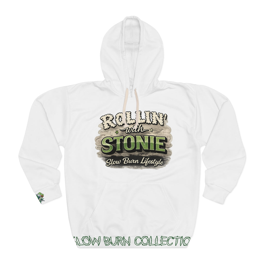 RWS | Slow Burn Collection [White] Pullover Hoodie