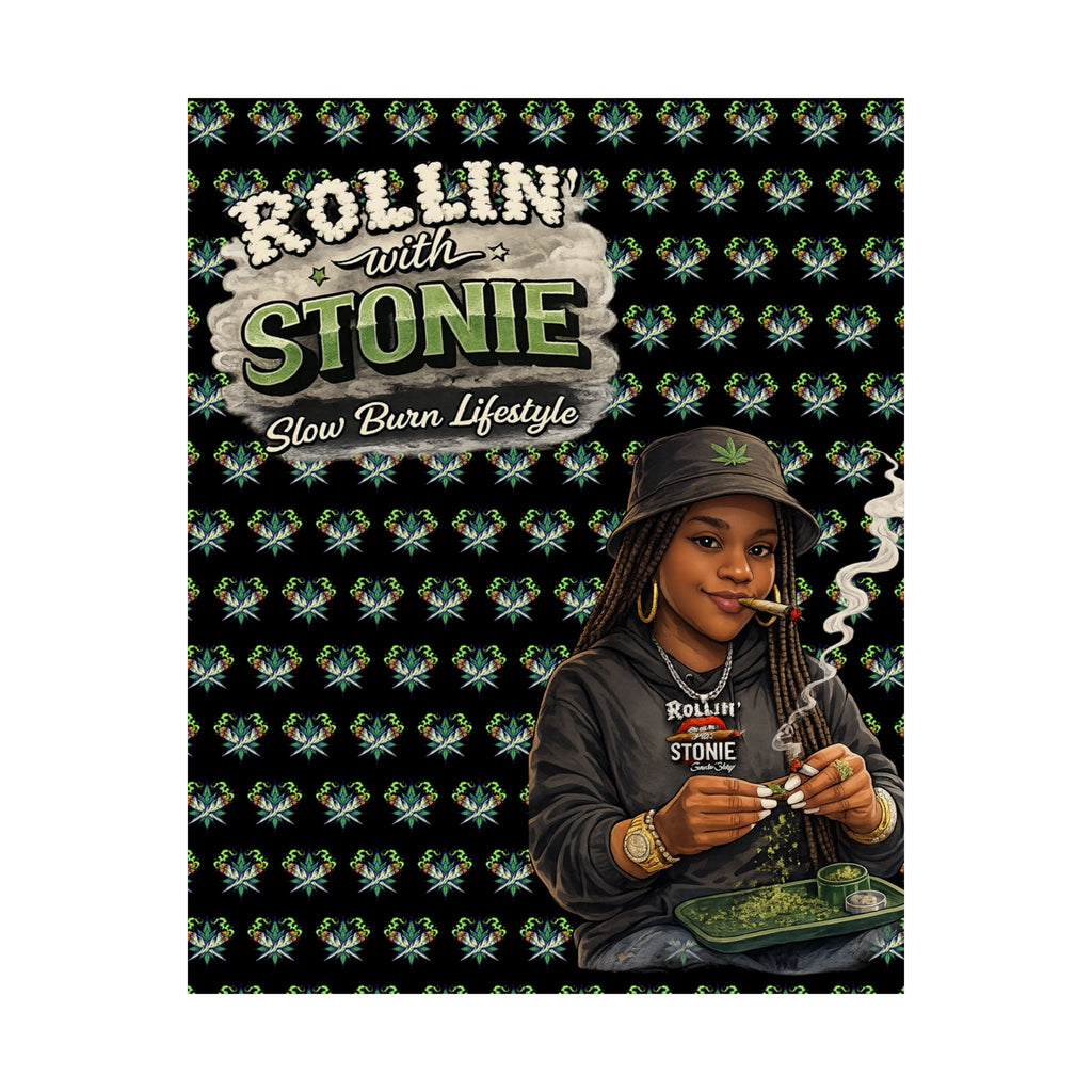 RWS | Rollin w/Stonie Matte Poster — 'Slow Burn Lifestyle' Cannabis Art Print