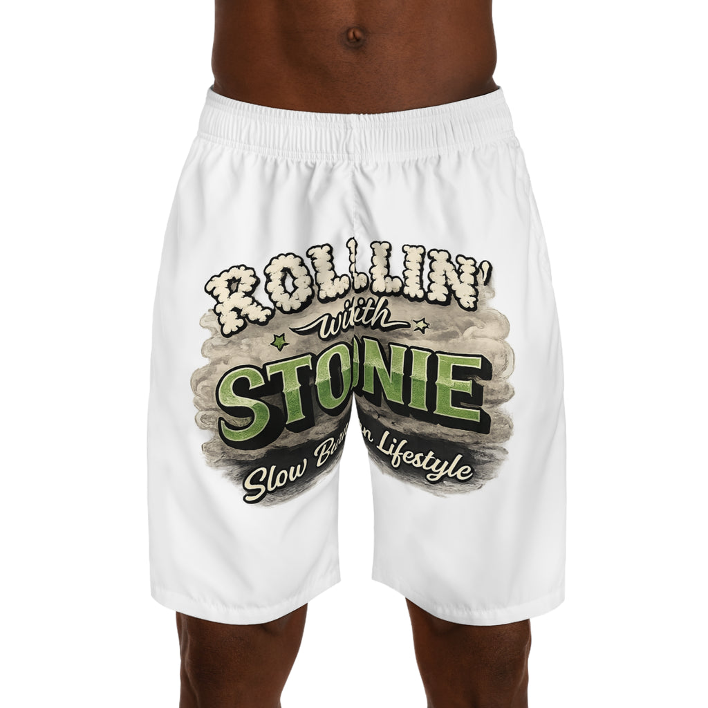 RWS | Slow Burn Collection [White] Jogger Shorts