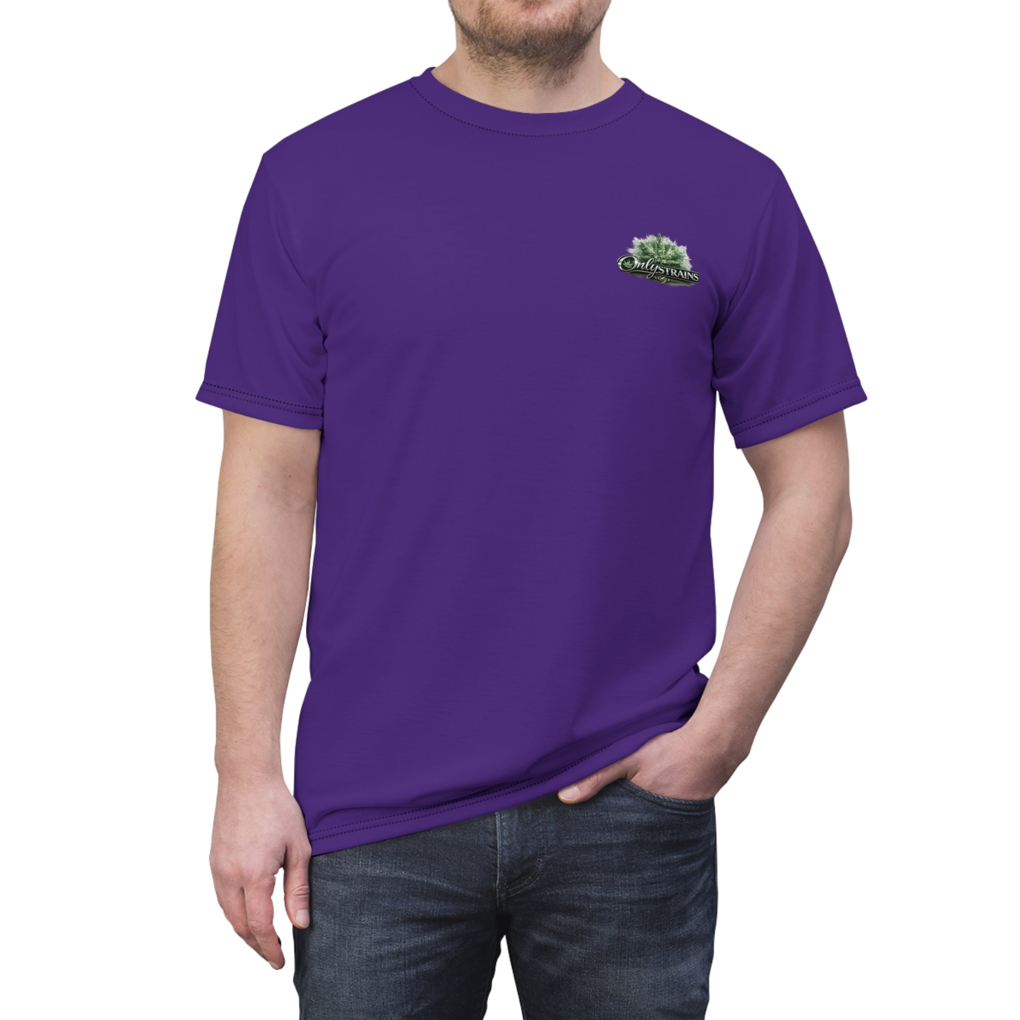 OnlyStrains | Original [Purple] Logo Tee