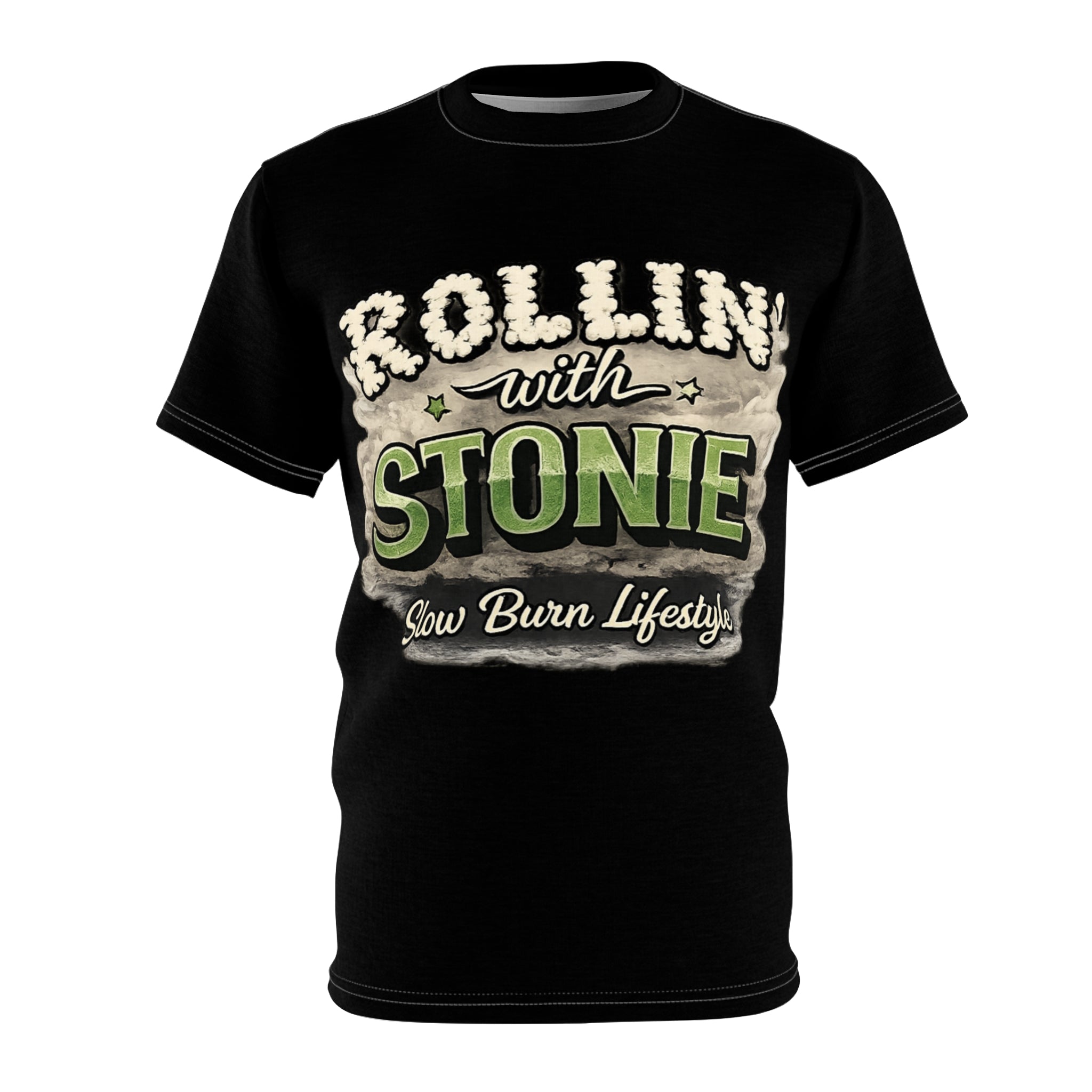 RWS | Slow Burn Collection [Black] Tee (AOP)