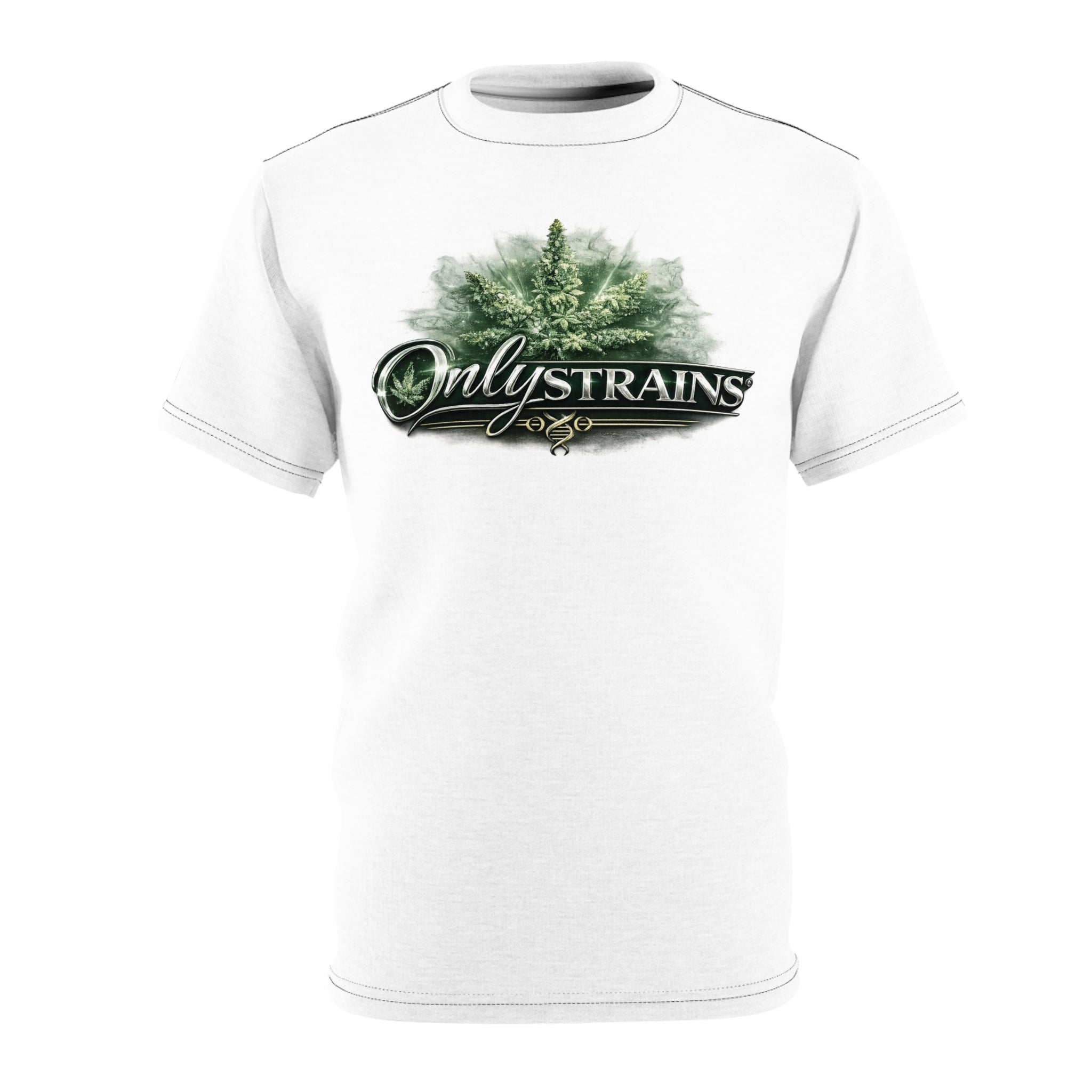 OnlyStrains | Original [White] Logo Tee