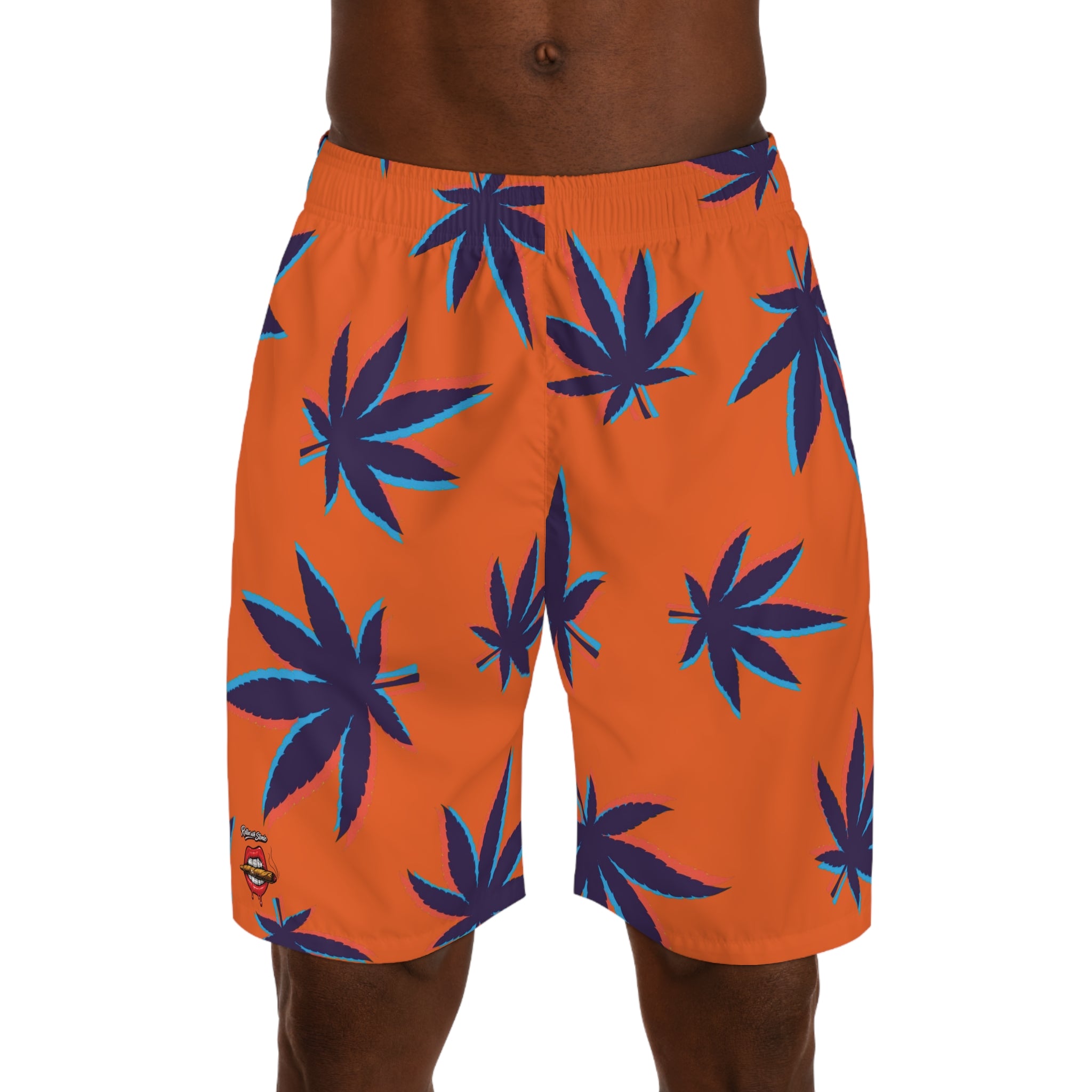 RWS| WxxdLeaf [Orange] Jogger Shorts