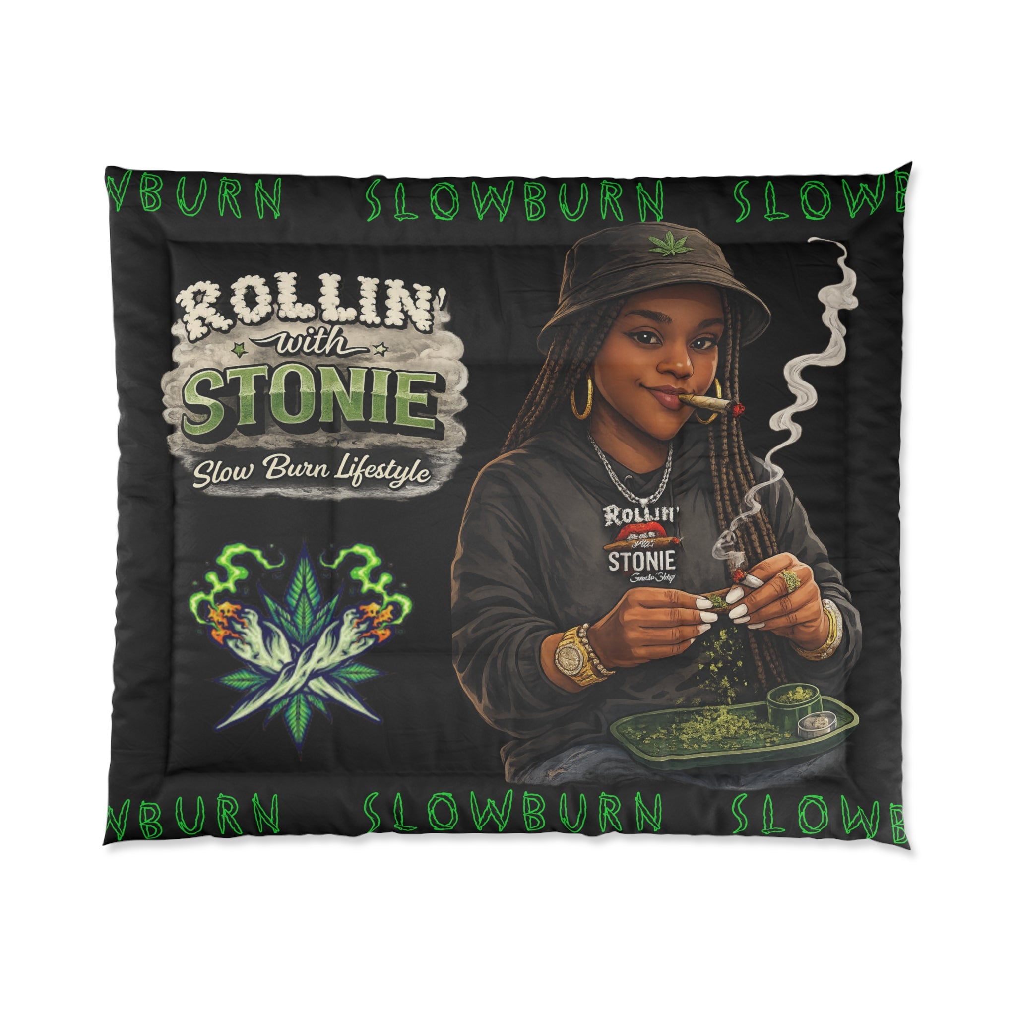 RWS| Slow Burn Collection [Black] Comforter