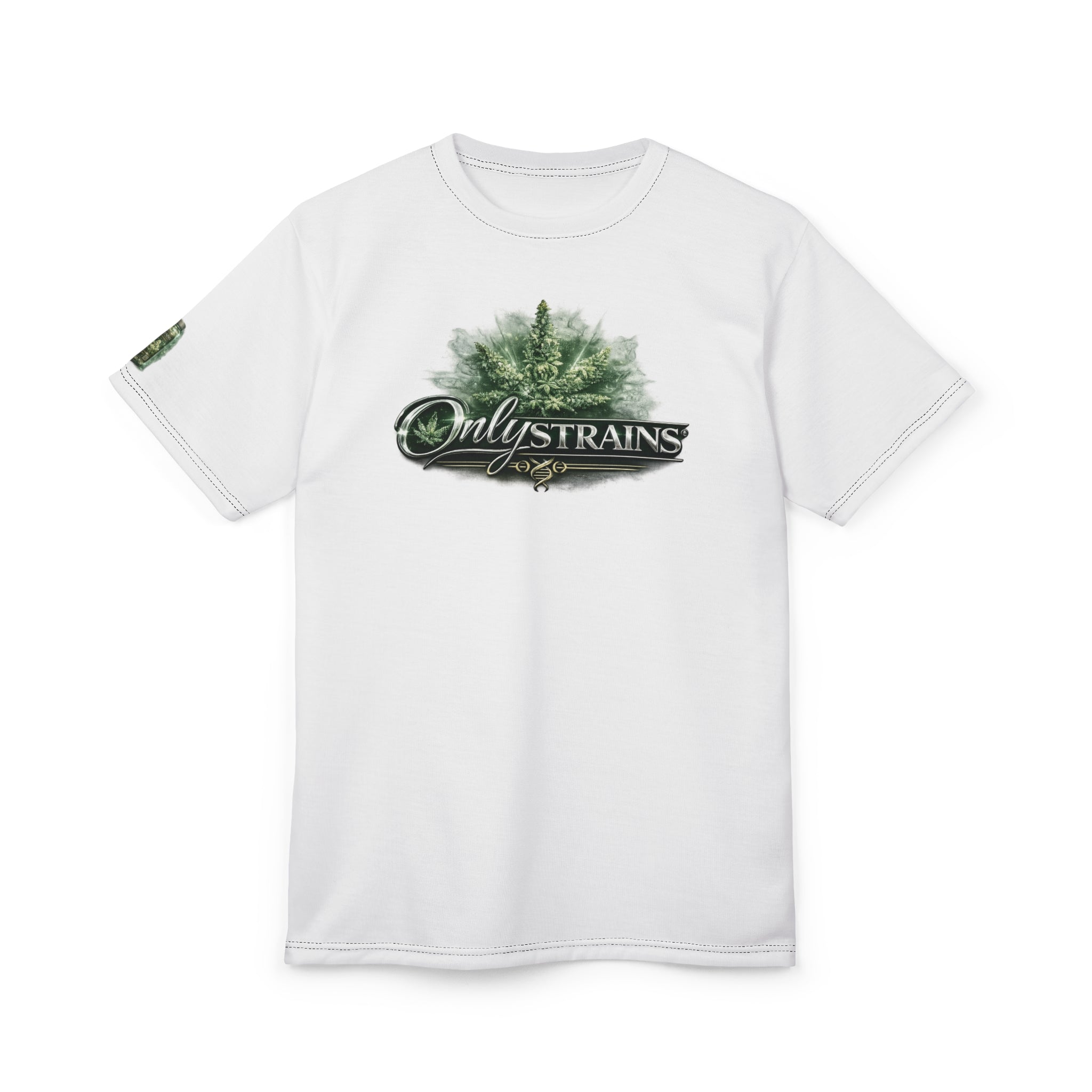 OnlyStrains | Original [White] Logo Tee