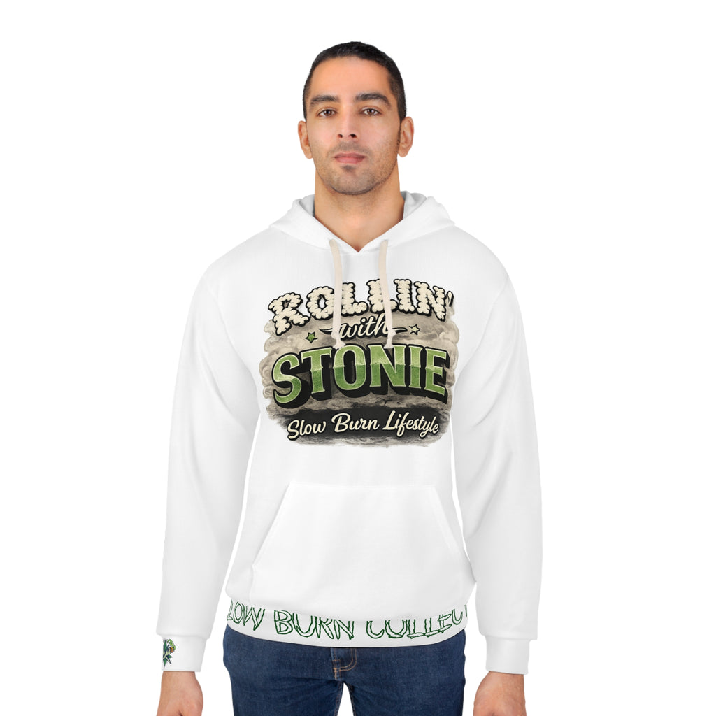 RWS | Slow Burn Collection [White] Pullover Hoodie