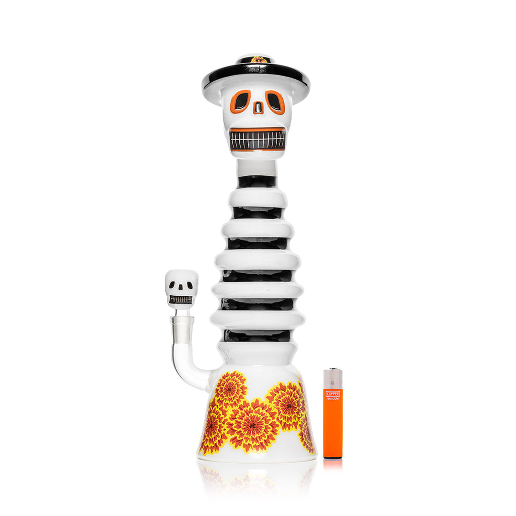 Hemper 13” XL Dia De Los Muertos Bong 💀