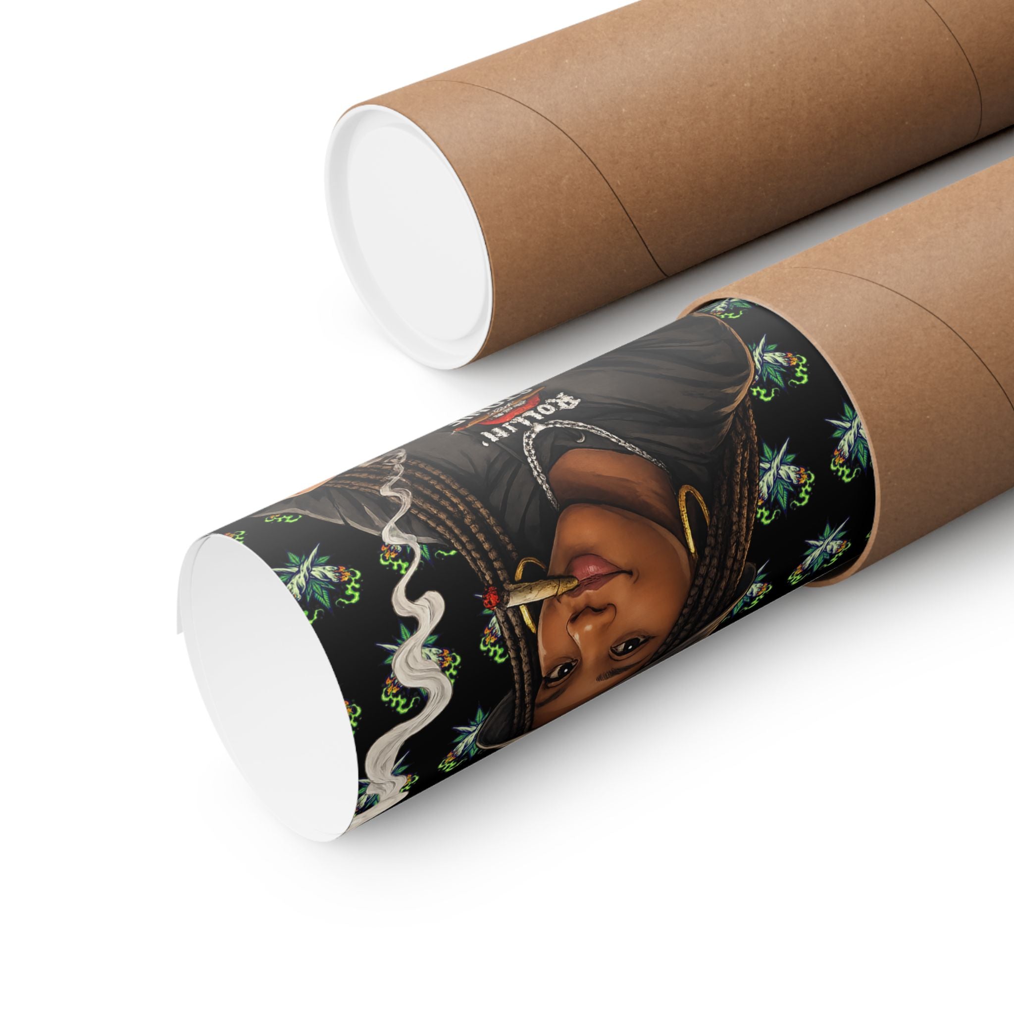 RWS | Rollin w/Stonie Matte Poster — 'Slow Burn Lifestyle' Cannabis Art Print