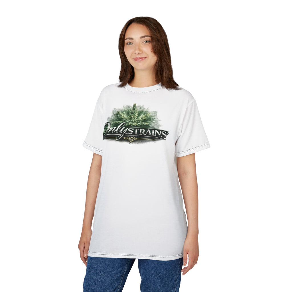 OnlyStrains | Original [White] Logo Tee