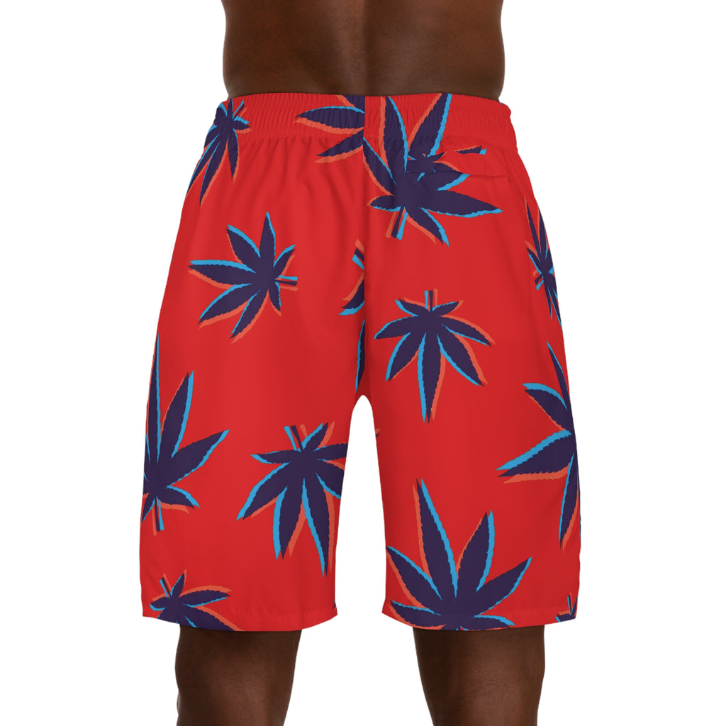 RWS | WxxdLeaf [Red] Jogger Shorts
