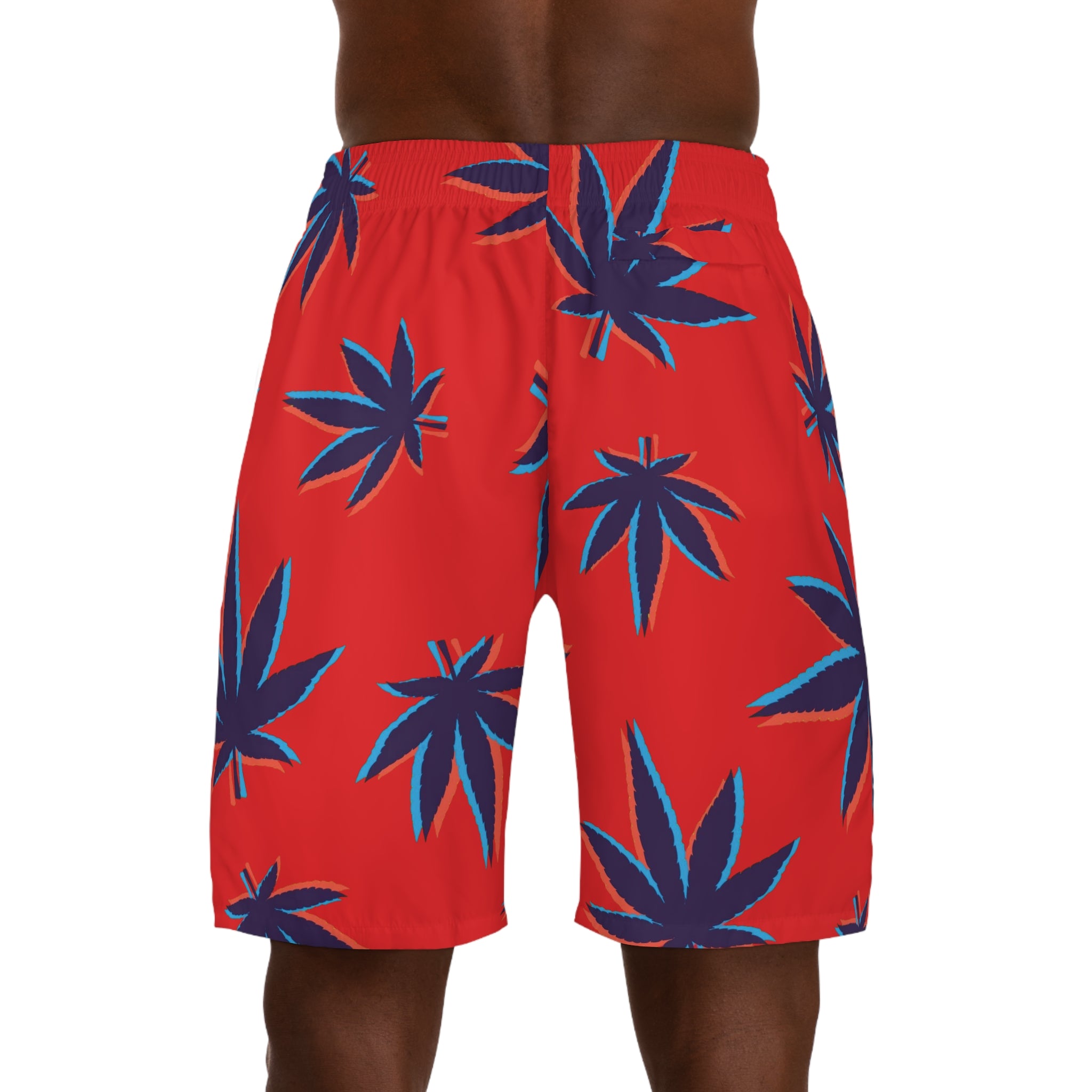 RWS | WxxdLeaf [Red] Jogger Shorts