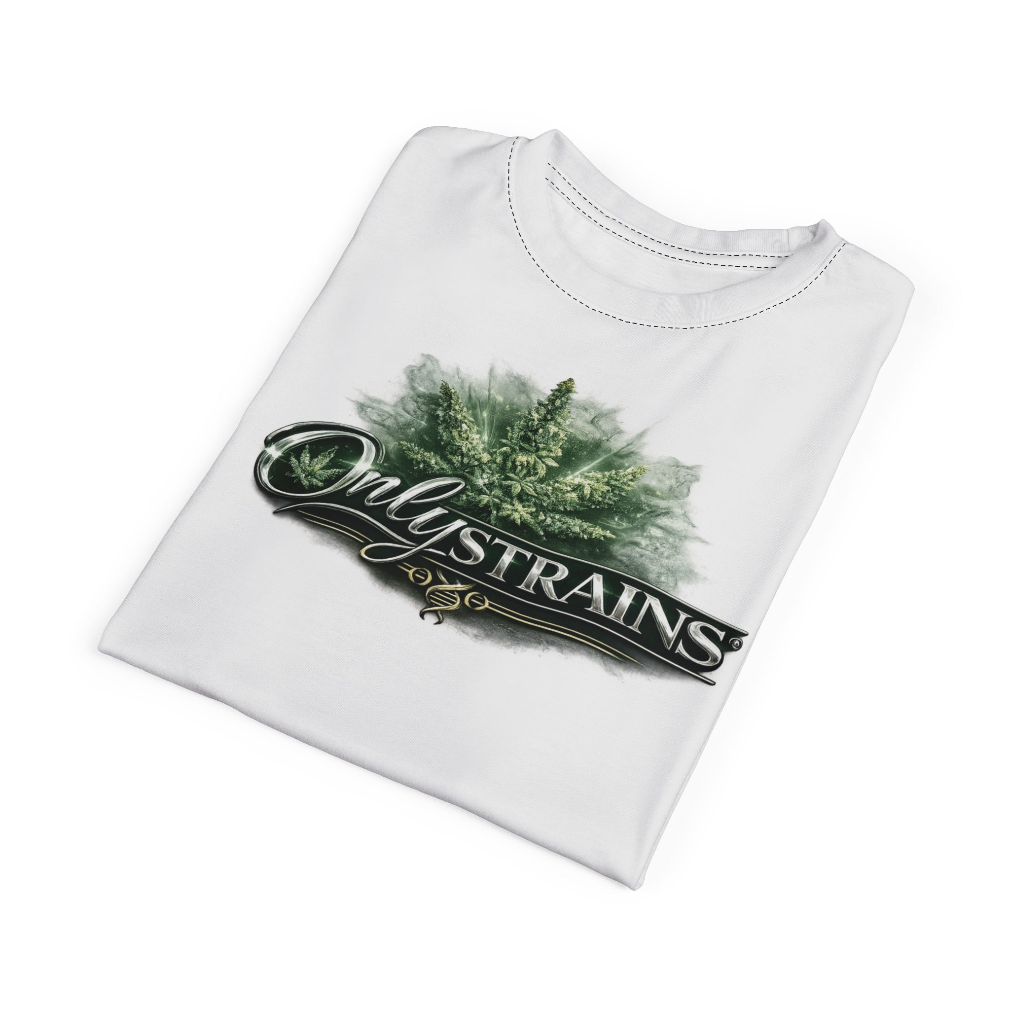 OnlyStrains | Original [White] Logo Tee