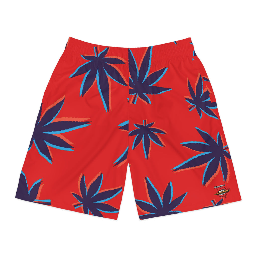 RWS | WxxdLeaf [Red] Jogger Shorts