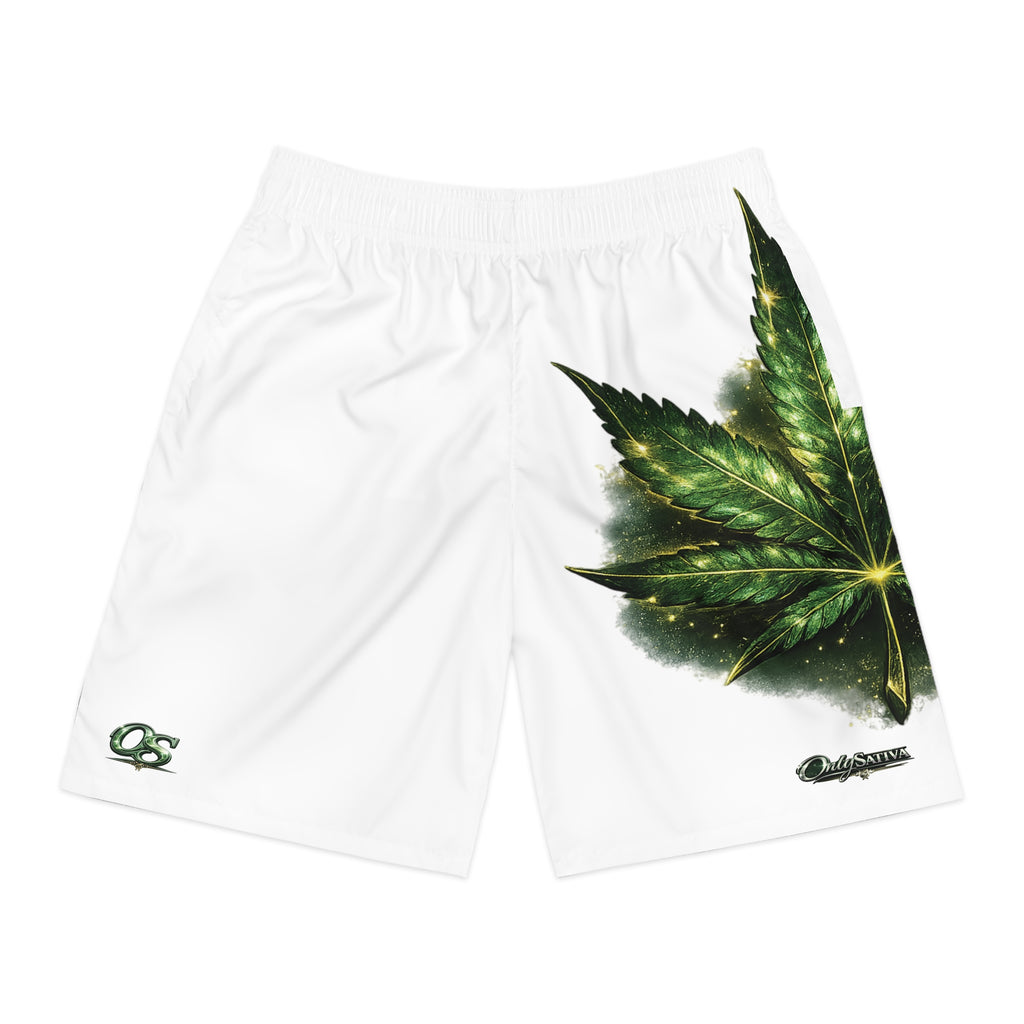 OnlyStrains | OnlySativa [White] Jogger Shorts