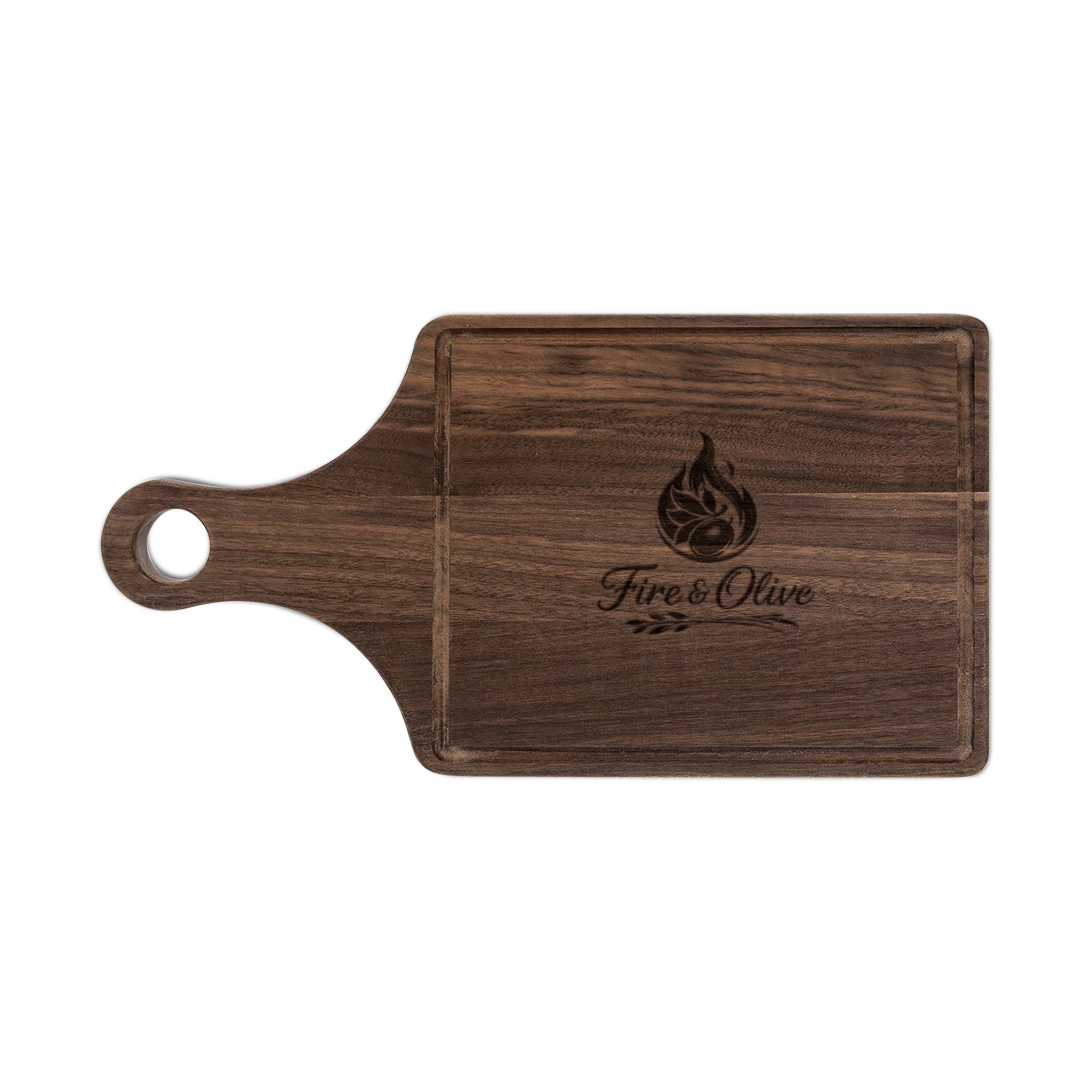 Fire & Olive | Engraved Wooden Cutting Board