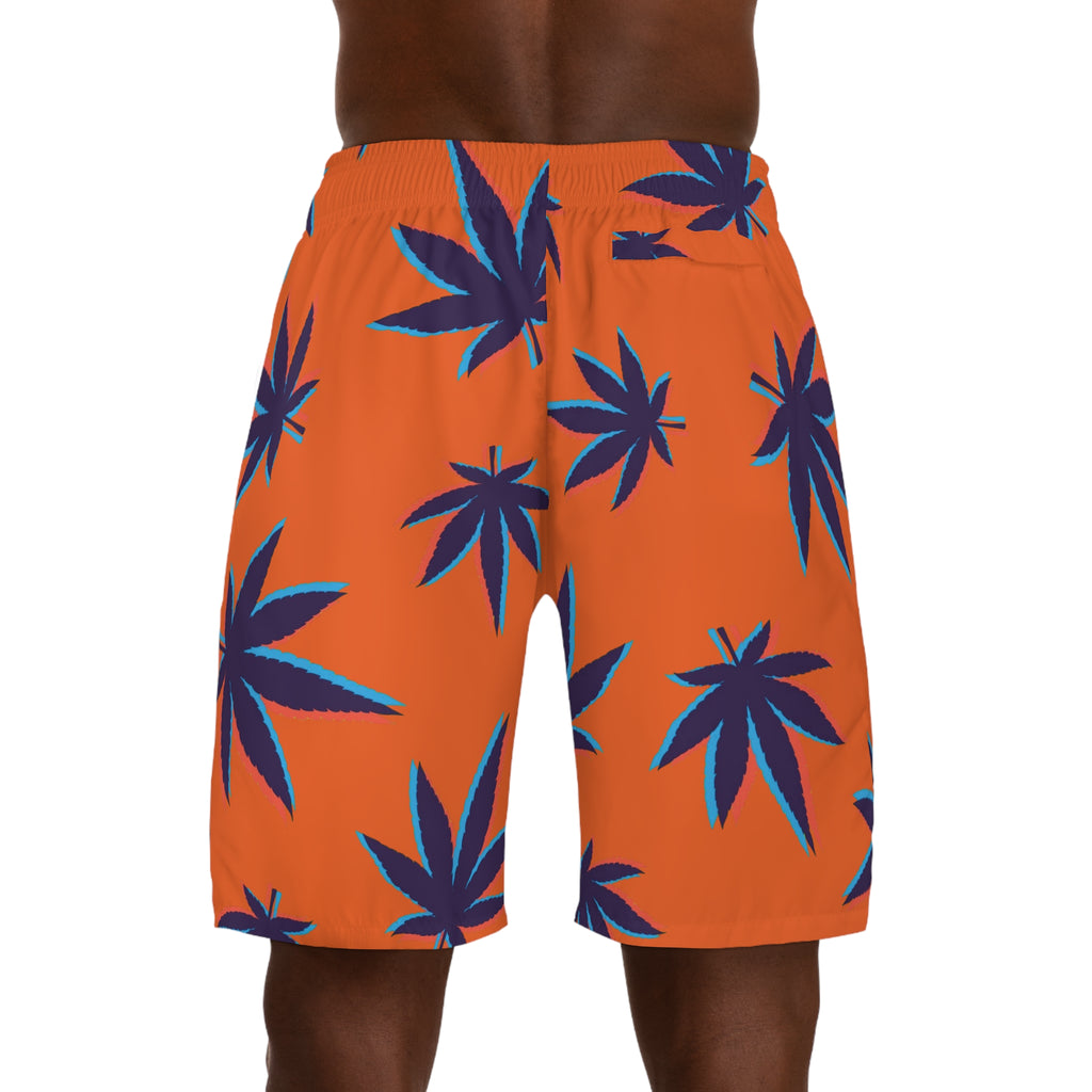 RWS| WxxdLeaf [Orange] Jogger Shorts