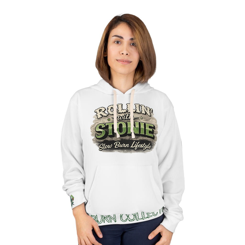 RWS | Slow Burn Collection [White] Pullover Hoodie