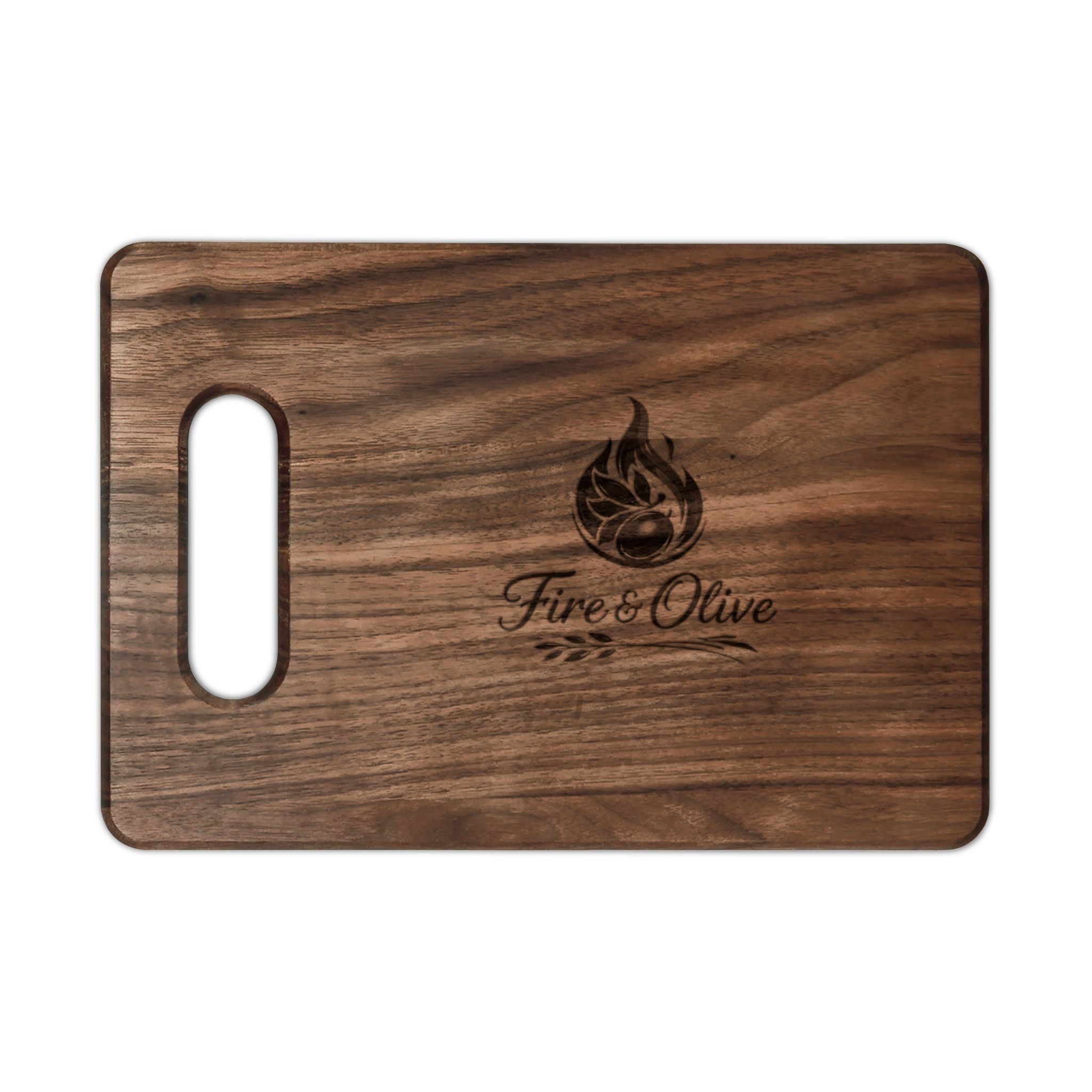 Fire & Olive | Engraved Wooden Cutting Board