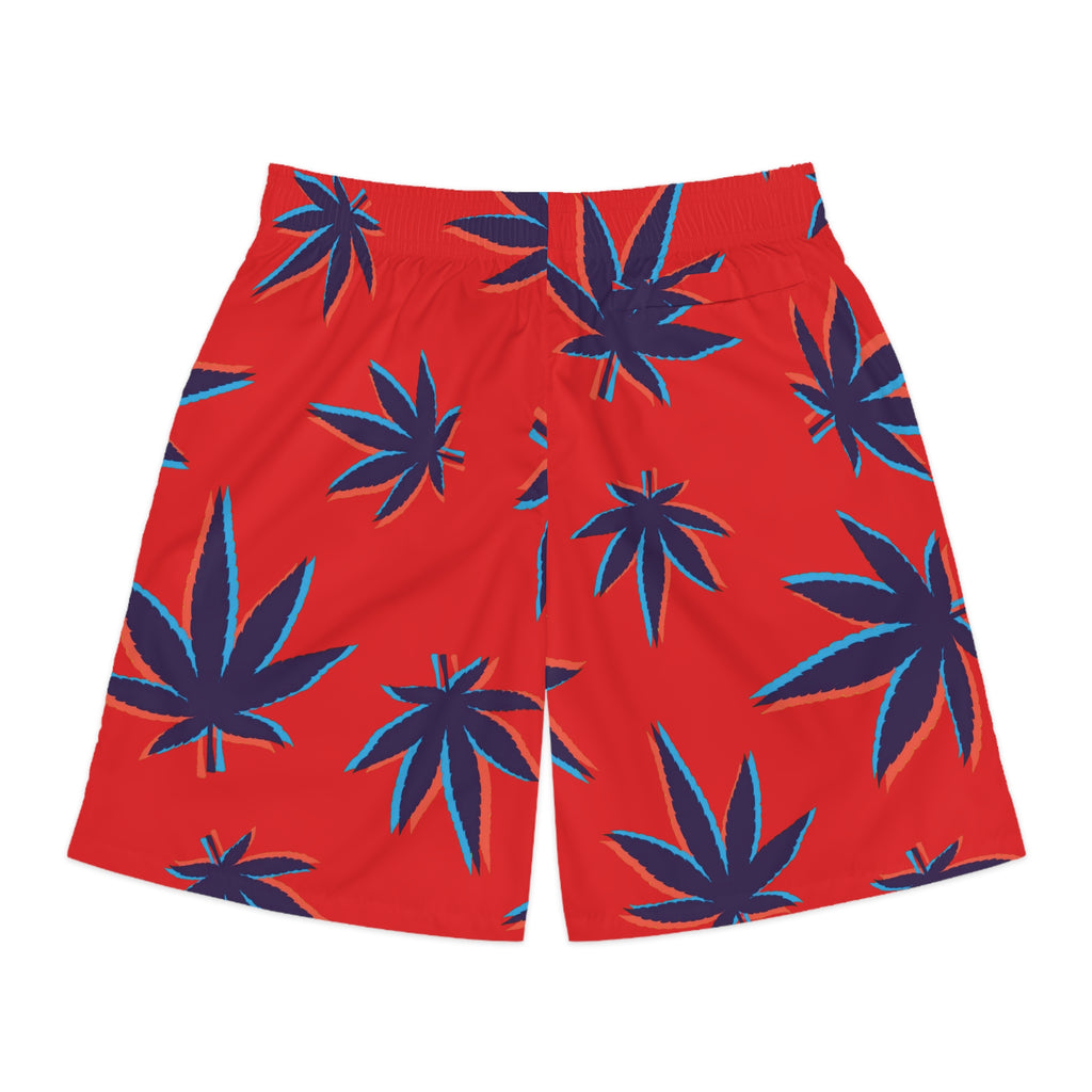 RWS | WxxdLeaf [Red] Jogger Shorts