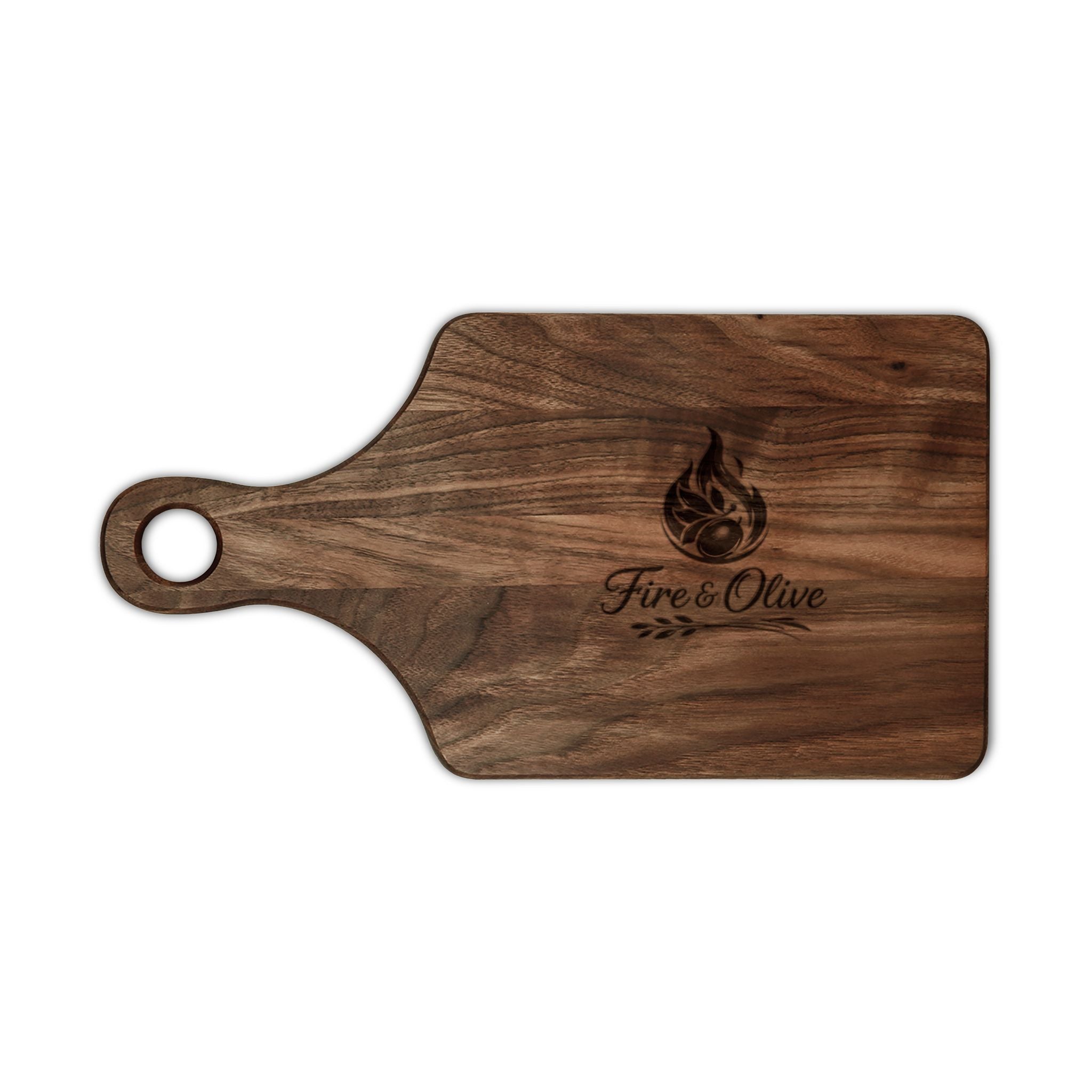 Fire & Olive | Engraved Wooden Cutting Board