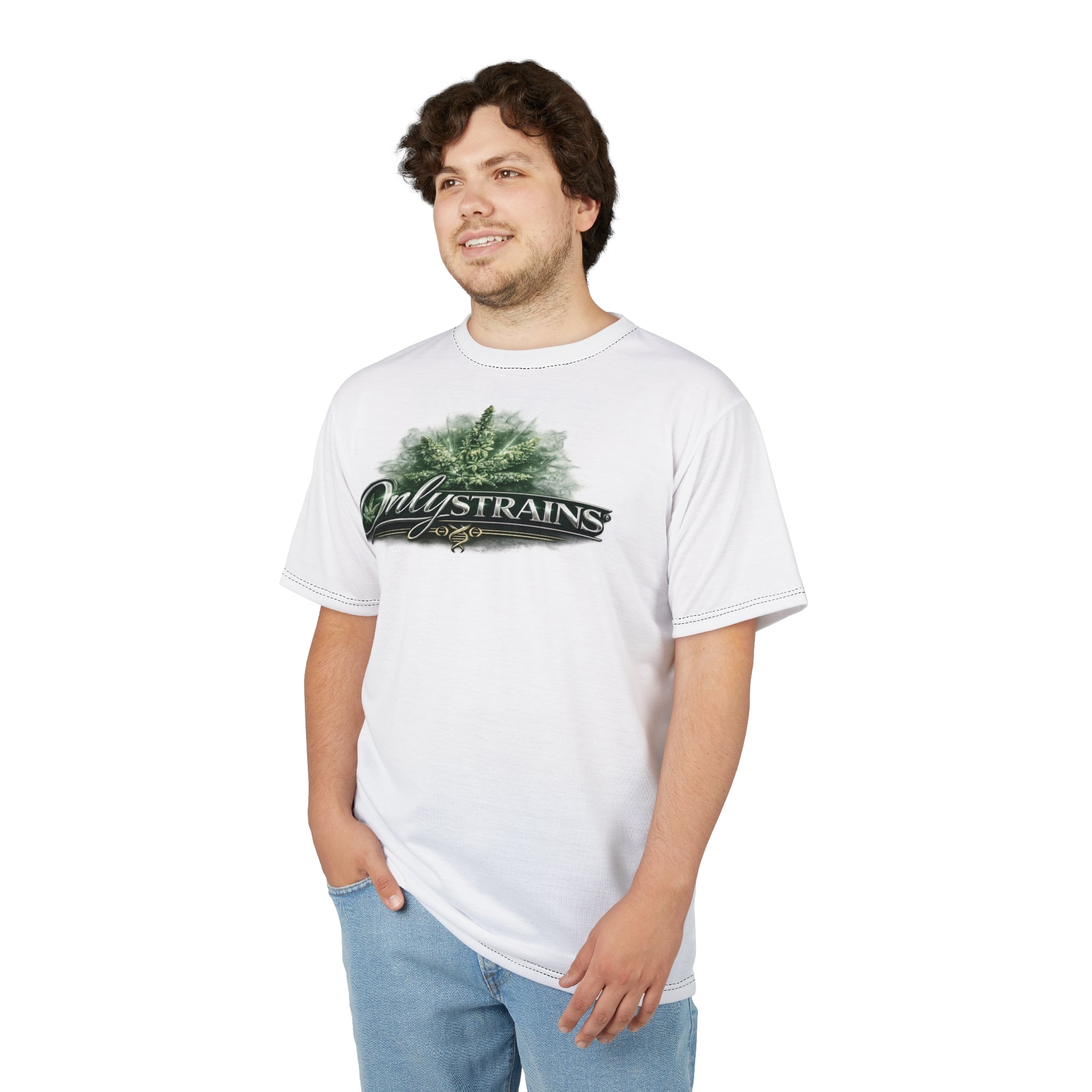 OnlyStrains | Original [White] Logo Tee