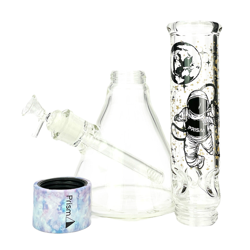 Prism Pipes 14” Tie-Dye Spaced Out Beaker Bong